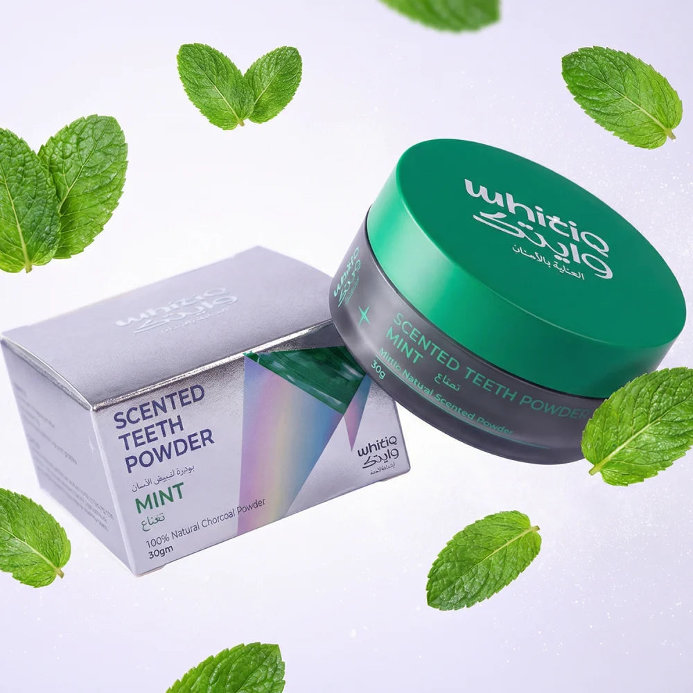Whitening Powder (Mint) بودرة تبييض أسنان فورية بنكهة النعناع