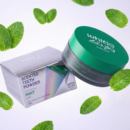 Whitening Powder (Mint) بودرة تبييض أسنان فورية بنكهة النعناع